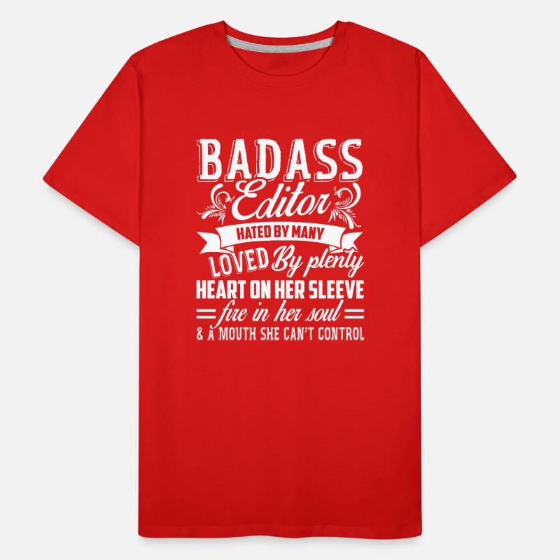 Editor Badass Editor Men's Premium Organic T-Shirt