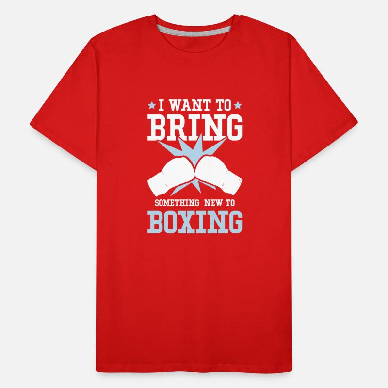 Boxing Boxes Men's Premium Organic T-Shirt