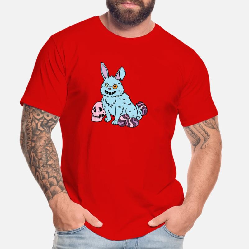 Gothic Rabbit Gothic Rabbit Gothic Easter Emo Goth Men's Premium Organic T-Shirt