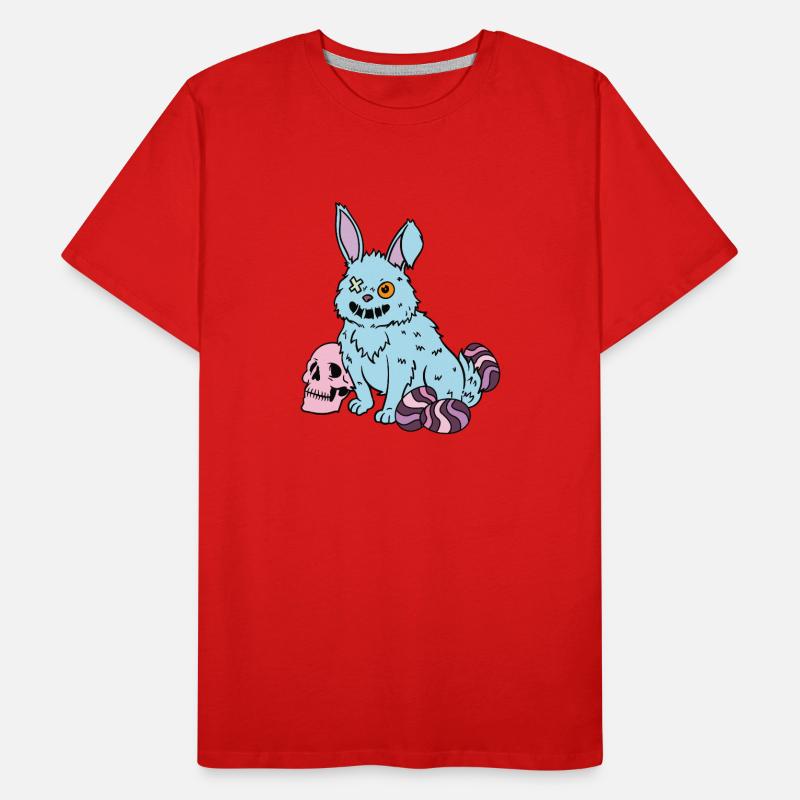 Gothic Rabbit Gothic Rabbit Gothic Easter Emo Goth Men's Premium Organic T-Shirt