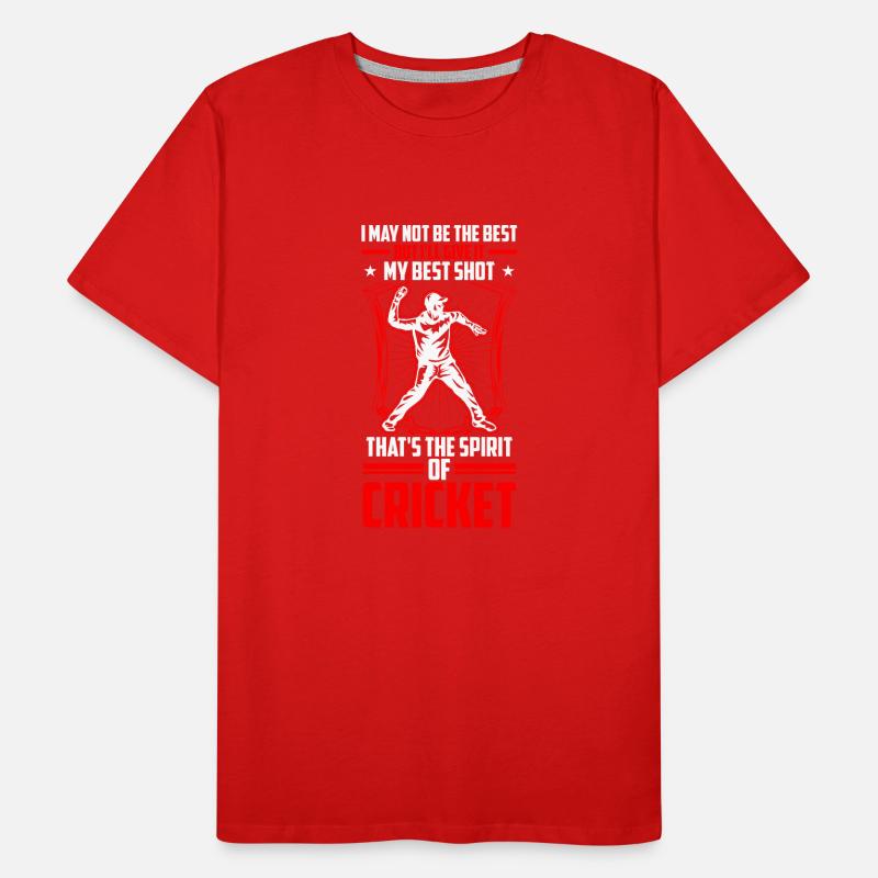 Der Geist Des Cricket Männer Premium Bio T-Shirt