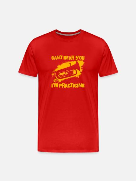 Euphoniumist Design Für Euphonium - Men's Premium Organic T-Shirt - red