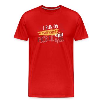 True Crime Murder Spy Crime Interest Gift Idea - Männer Premium Bio T-Shirt - Rot - Vorne - Damien (186cm)