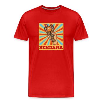 Japan Kendama Spielzeug Japanisches Spiel - Männer Premium Bio T-Shirt - Rot - Vorne - Damien (186cm)