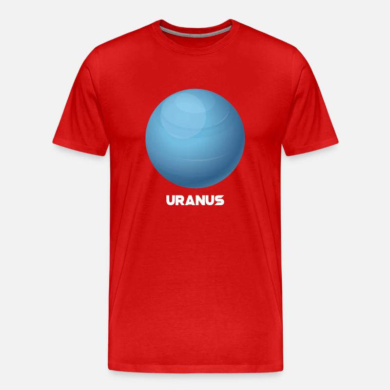 Uranus - T-shirt bio Premium Homme - rouge