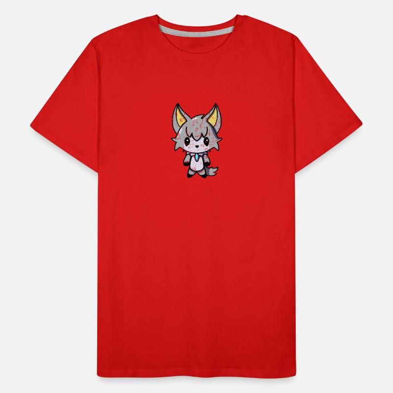 Wolf Wolfhound Vampire Emo T-shirt bio Premium Homme