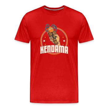 Japanisches Spielzeug Kendama Spiel Kinder - Männer Premium Bio T-Shirt - Rot - Vorne - Damien (186cm)