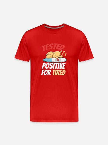 Sleeping Sweet Gift - Men's Premium Organic T-Shirt - red