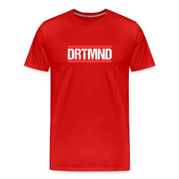 Dortmunderin Dortmunder Dortmund - Männer Premium Bio T-Shirt - Rot - Vorne - Damien (186cm)