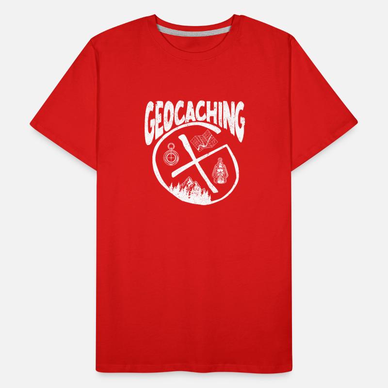 Expérience de camping Geocaching Geocaching T-shirt bio Premium Homme