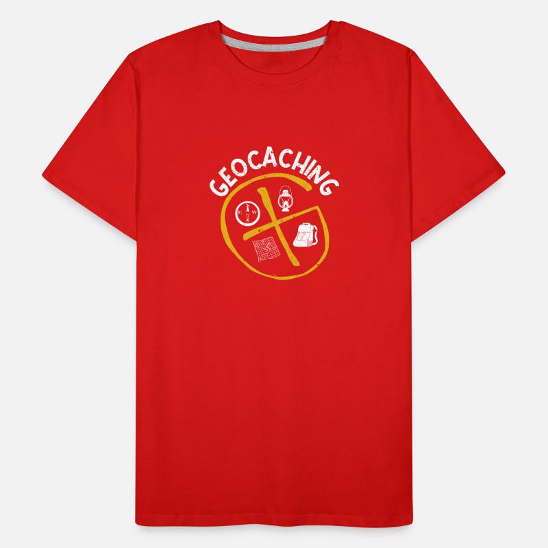 Expérience de camping Geocaching Geocaching T-shirt bio Premium Homme