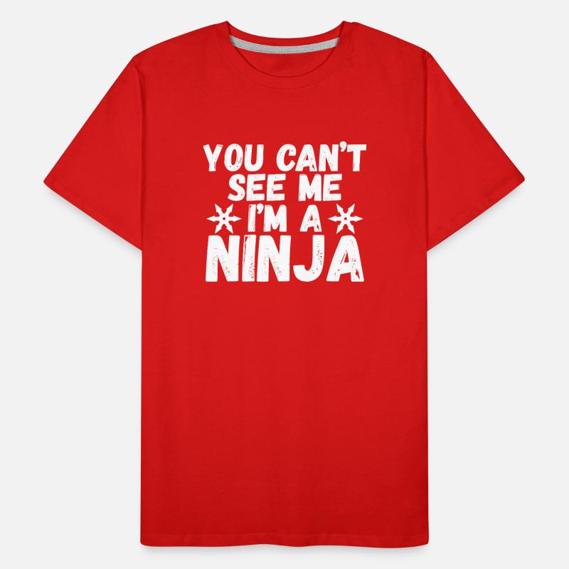 Du Kannst Mich Nicht Sehen, Ich Bin Ein Männer Premium Bio T-Shirt