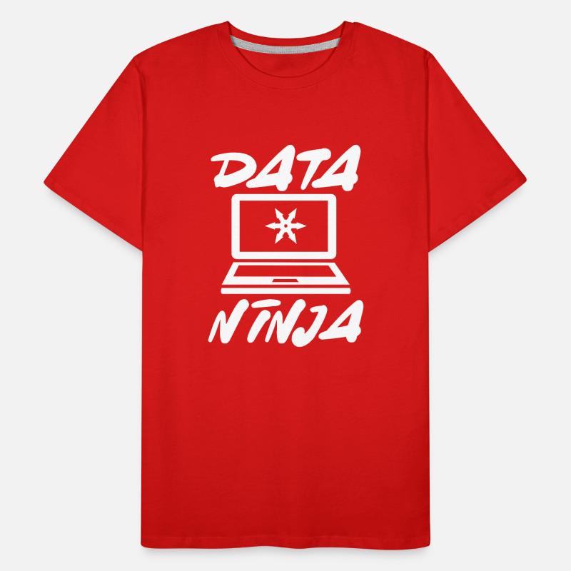 Data ninja star Men's Premium Organic T-Shirt