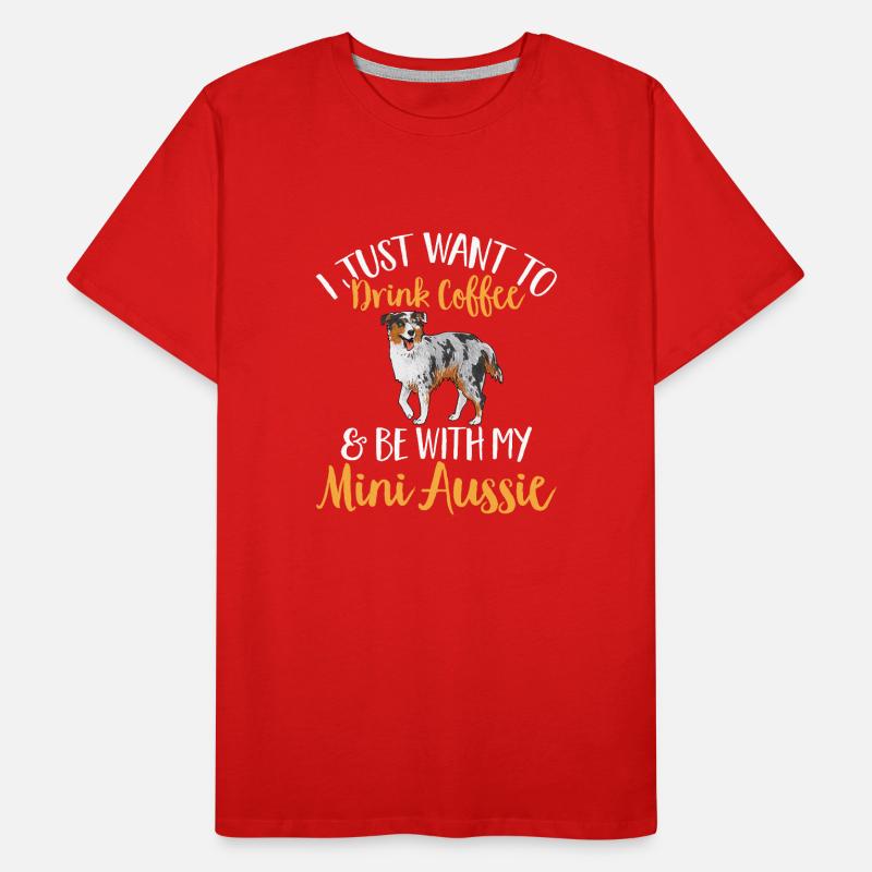 Miniature Australian Shepherd Men's Premium Organic T-Shirt