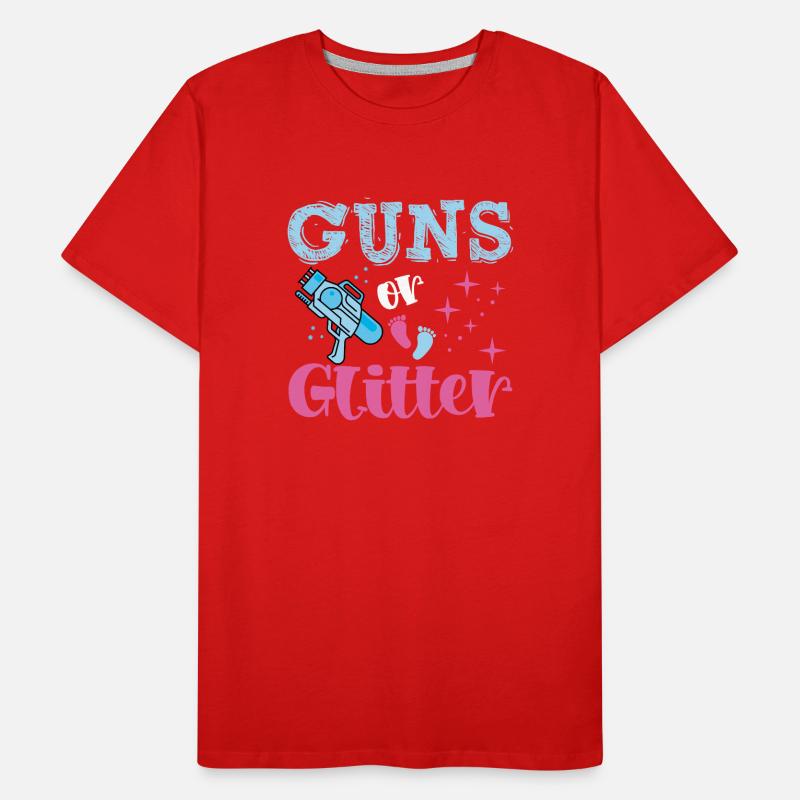 Waffen Oder Glitzer Männer Premium Bio T-Shirt