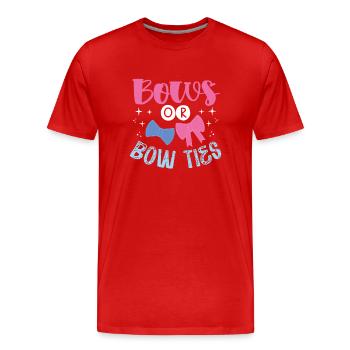 Grinding or flying - Men's Premium Organic T-Shirt - red - Front - Damien (186cm)