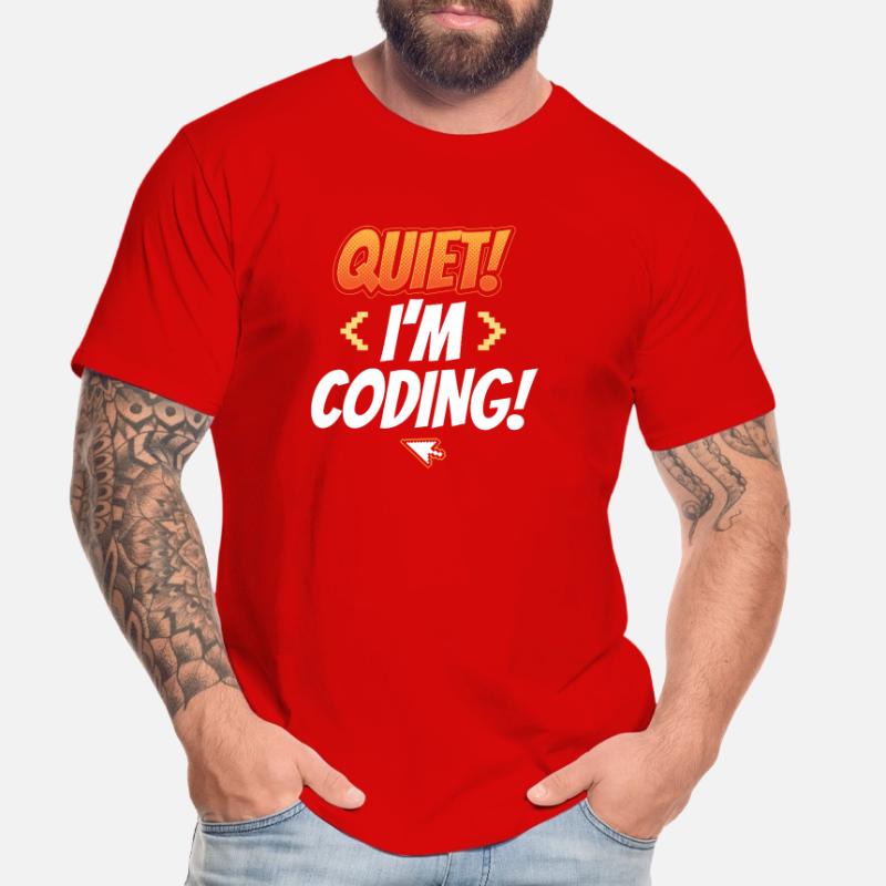 Programmation Silent I Programmation Codeur Programmation T-shirt bio Premium Homme
