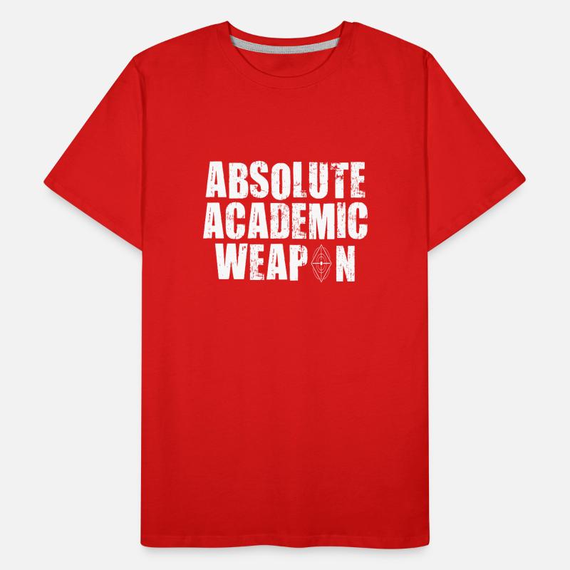 Student Absolute Academic Weapon Men's Premium Organic T-Shirt