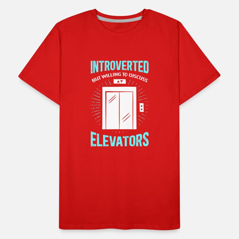 Elevator | Elevator Elevator Mechanic Gift Men's Premium Organic T-Shirt