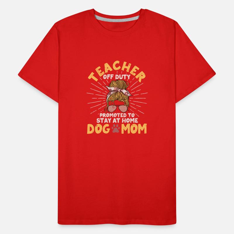 Un enseignant en congé devient un chien de maison T-shirt bio Premium Homme