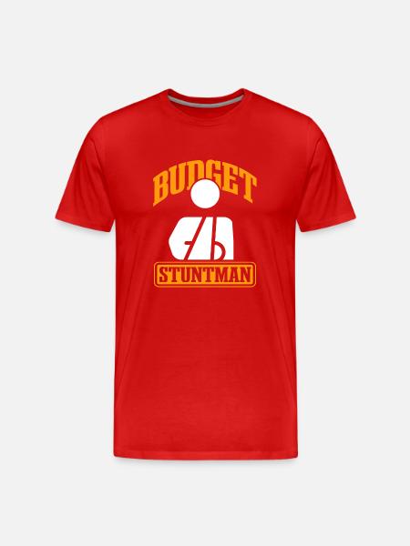 Funny Stuntman Broken Arm Joke - Men's Premium Organic T-Shirt - red