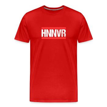 Hannoveranerin Hannoveraner Hannover - Männer Premium Bio T-Shirt - Rot - Vorne - Damien (186cm)