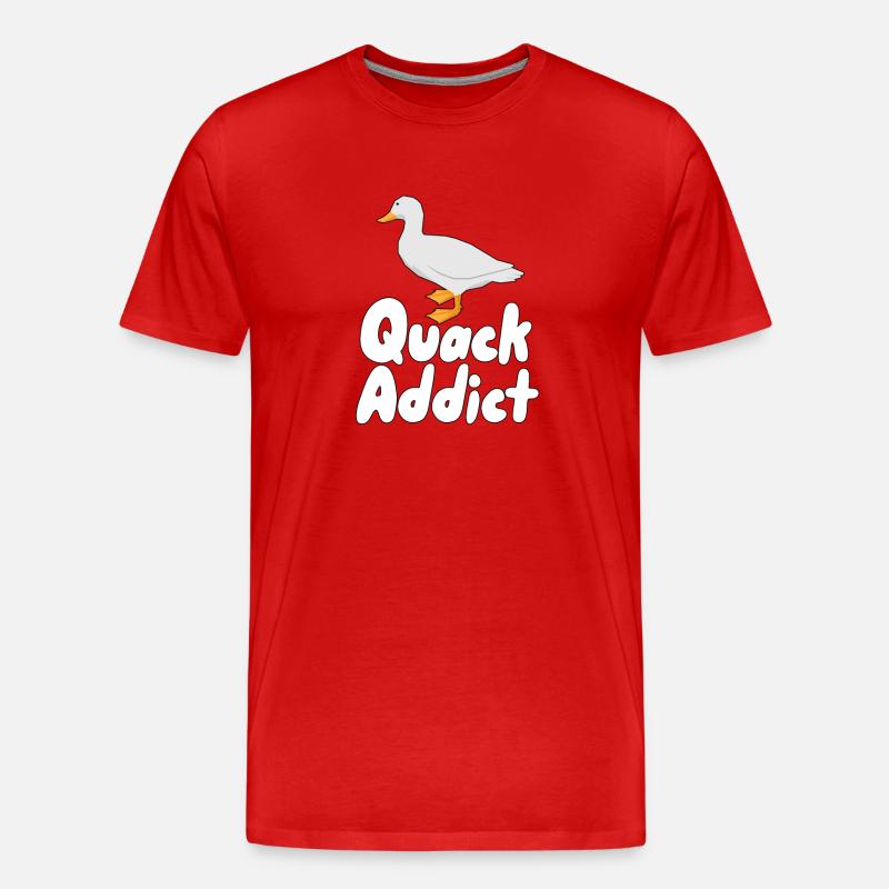 Quacksalber - Männer Premium Bio T-Shirt - Rot