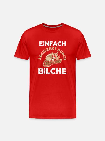 Bilch - Männer Premium Bio T-Shirt - Rot