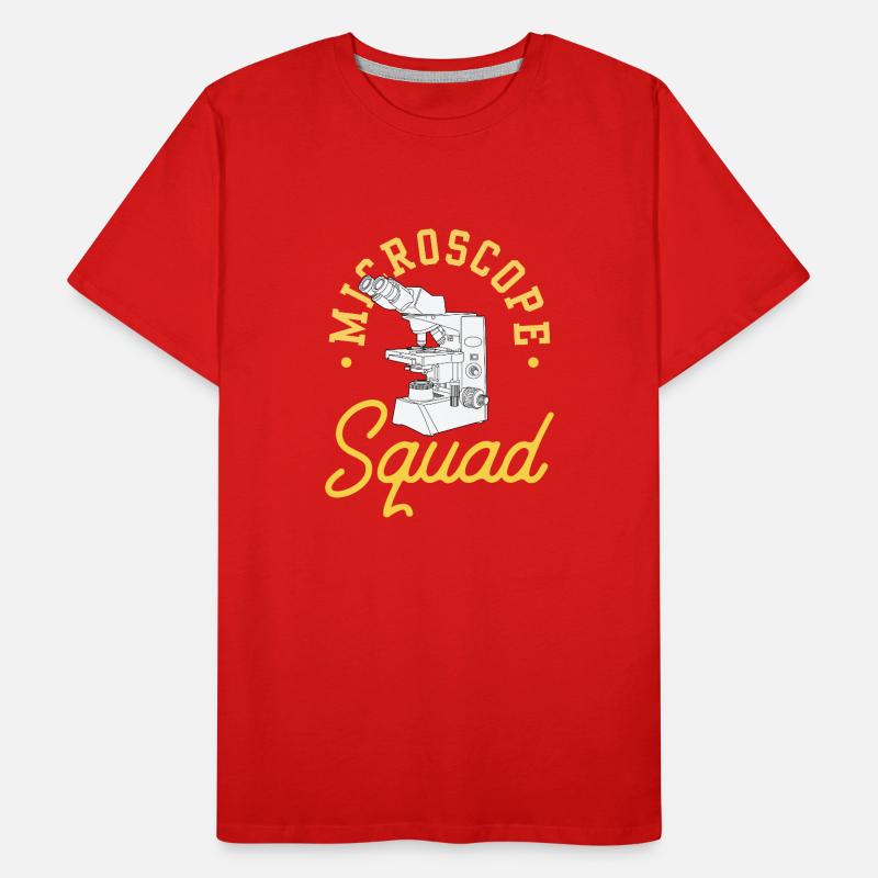 Microscope Team Microscopes Microscope Sayings Men's Premium Organic T-Shirt