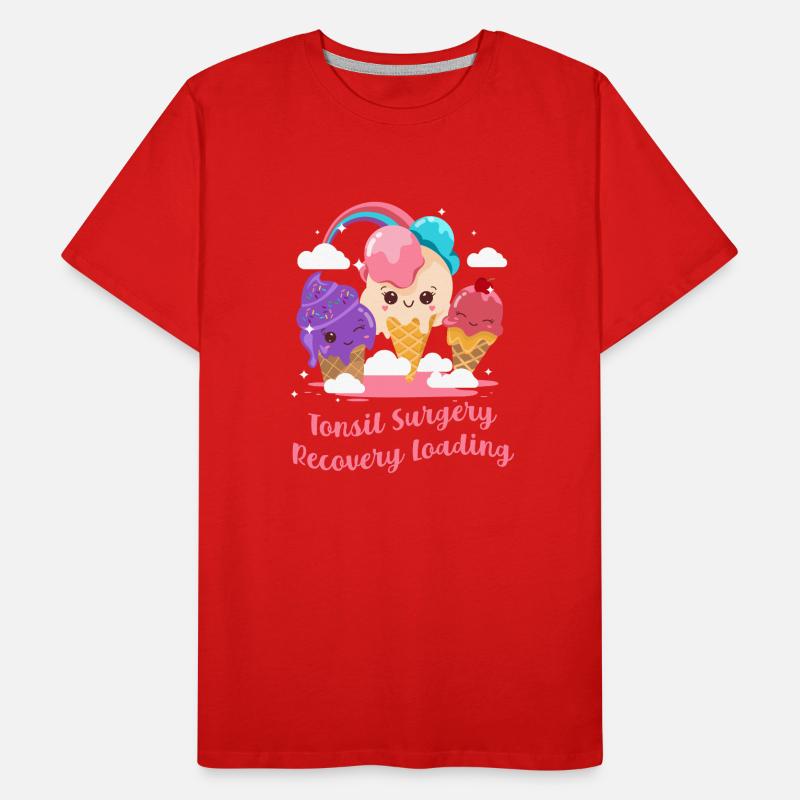 Tonsil Surgery Recovery Loading Tonsillectomy Get Männer Premium Bio T-Shirt