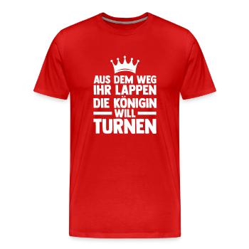 Turnen Gymnastik Turner - Männer Premium Bio T-Shirt - Rot - Vorne - Damien (186cm)