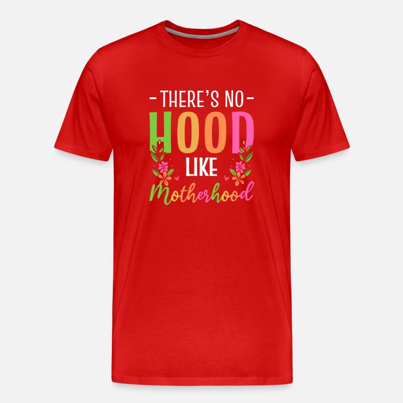 Mutterschaftsleben Fleißige Mutter - Männer Premium Bio T-Shirt - Rot
