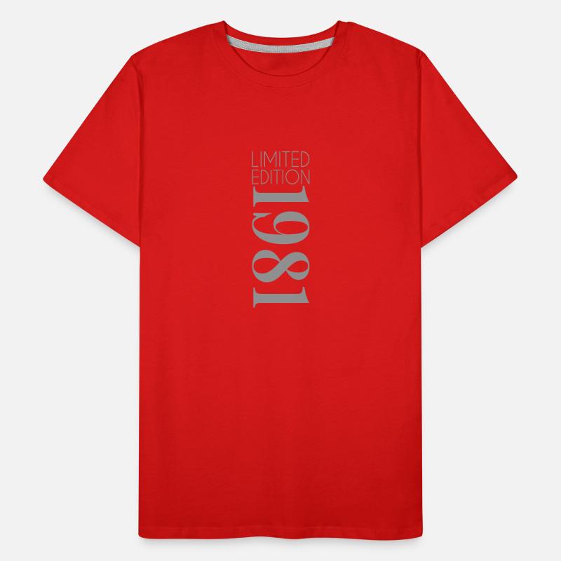 Édition limitée 1981 T-shirt bio Premium Homme