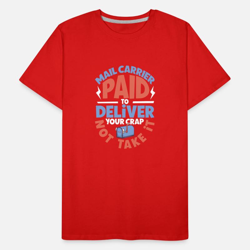 Commis des postes Postlady Postman Post Office T-shirt bio Premium Homme