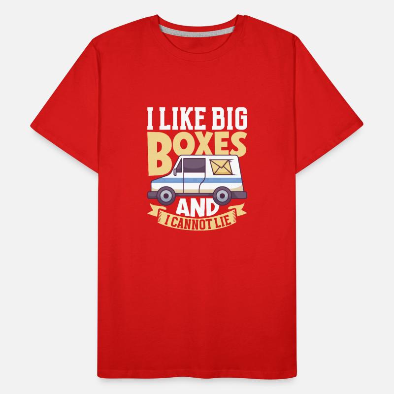 Postangestellte Postdame Postbote Post Männer Premium Bio T-Shirt