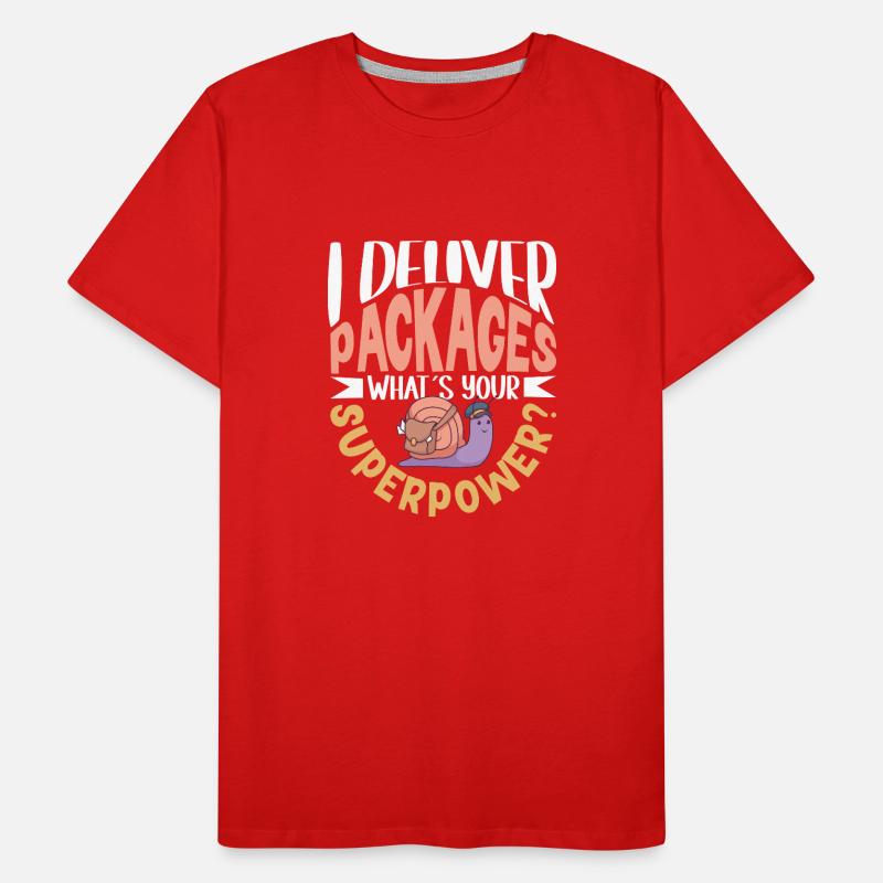 Commis des postes Postlady Postman Post Office T-shirt bio Premium Homme
