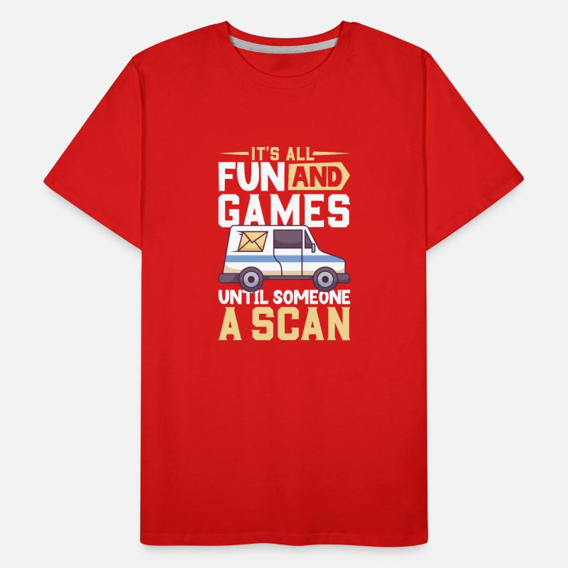 Commis des postes Postlady Postman Post Office T-shirt bio Premium Homme