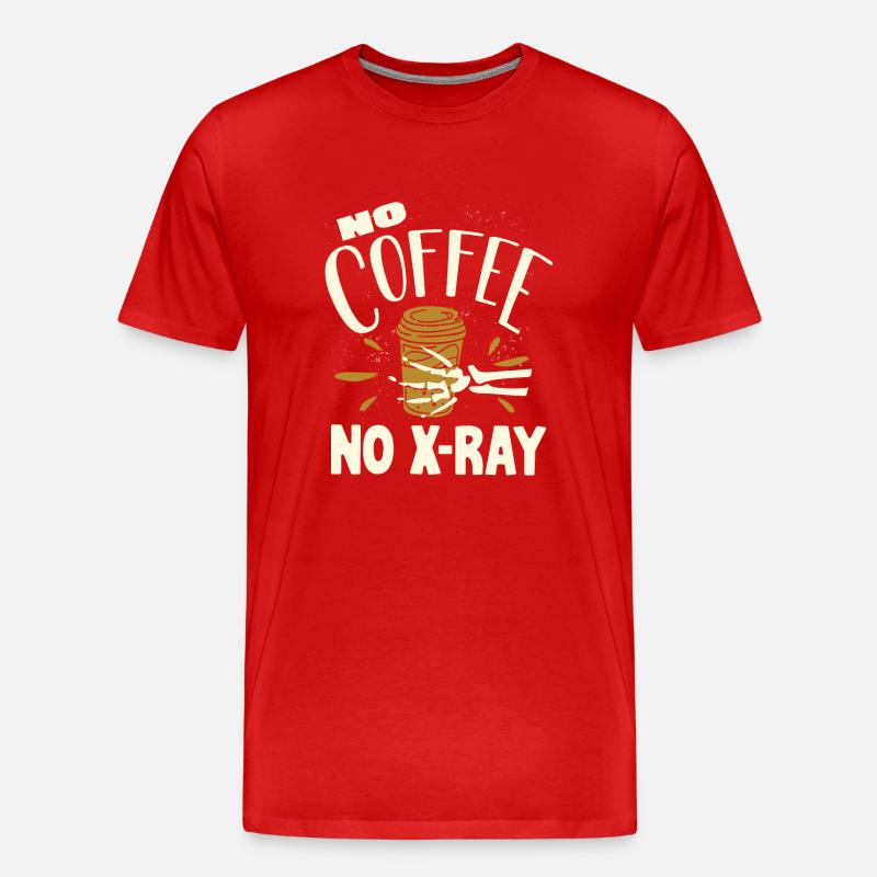 Xray Tech, Xray Technician - Men's Premium Organic T-Shirt - red
