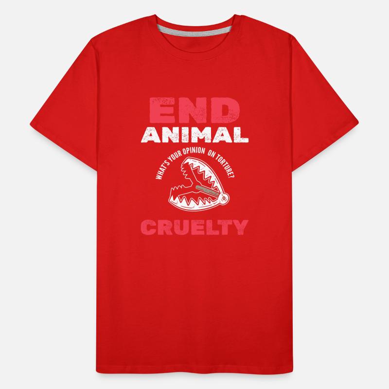 Contre la cruauté envers les animaux de compagnie T-shirt bio Premium Homme