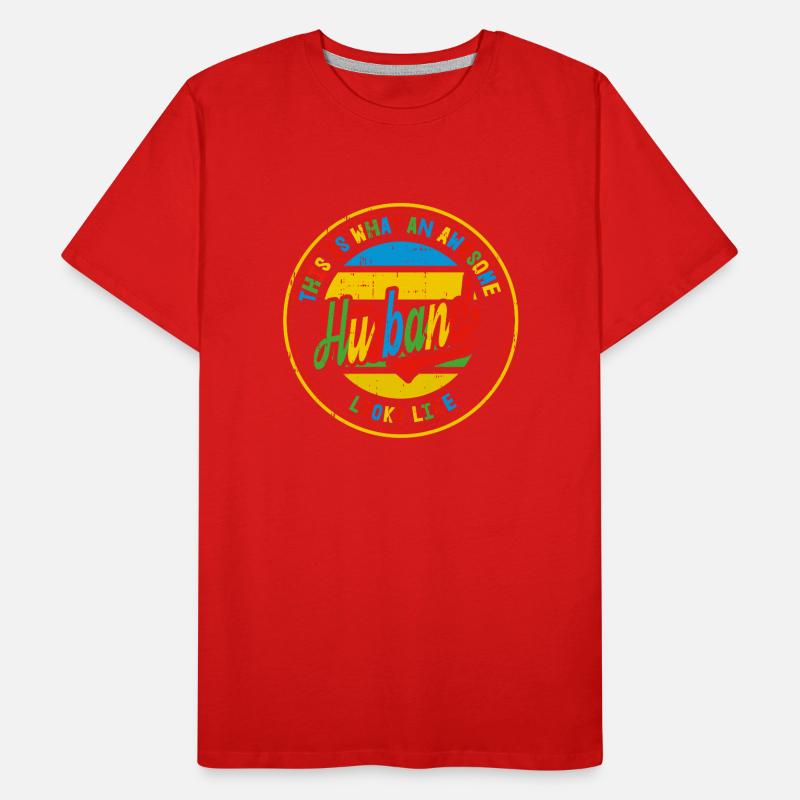Bester Ehemann der Welt Retro Geschenk Männer Premium Bio T-Shirt