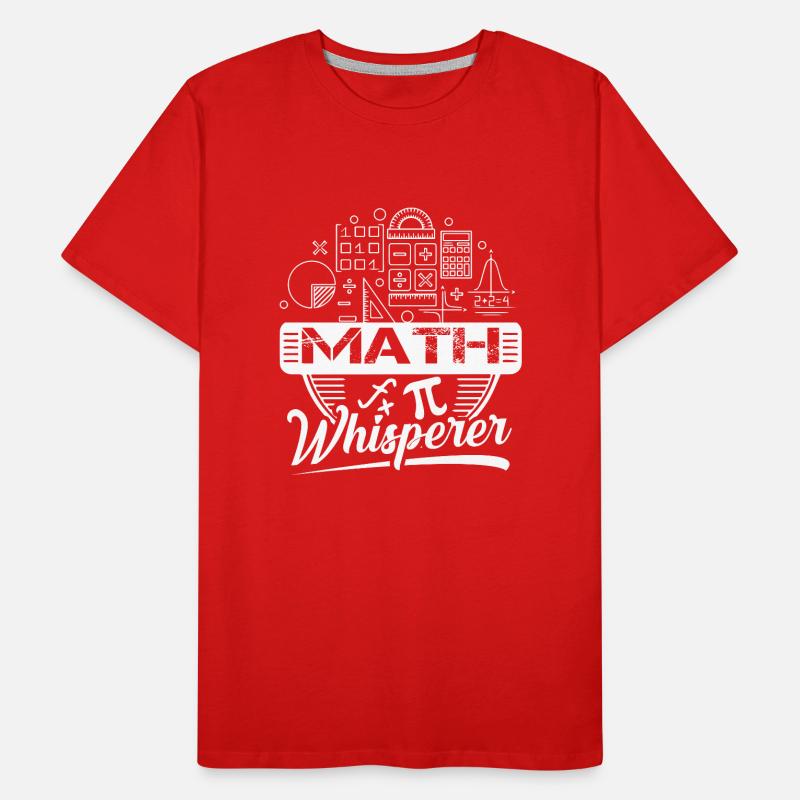 Mathematician Mathematician Math Whisperer Men's Premium Organic T-Shirt