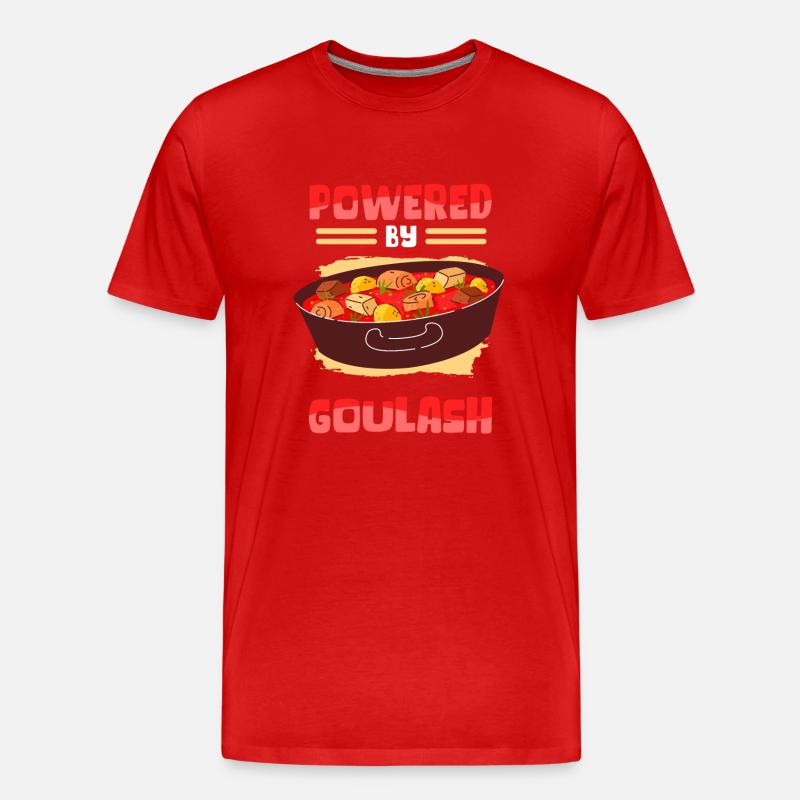 Gulasch Ungarischer Gulasch Geschenk - Männer Premium Bio T-Shirt - Rot