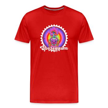 Zombie Pilze Ameise Biologie Student Uni Schule - Männer Premium Bio T-Shirt - Rot - Vorne - Damien (186cm)