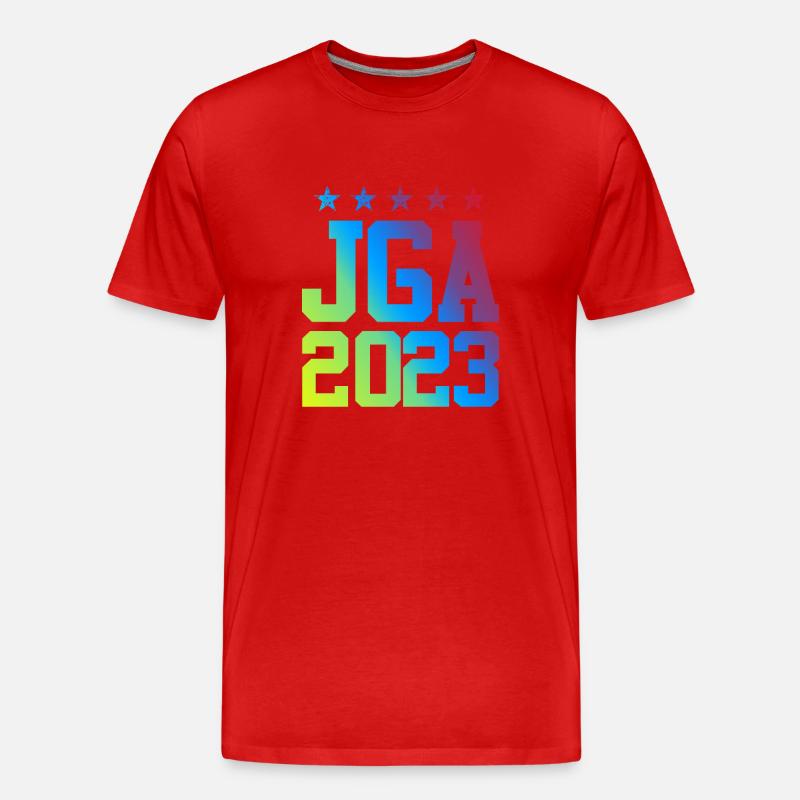 Jga 2023 Junggesellenabschied - Männer Premium Bio T-Shirt - Rot