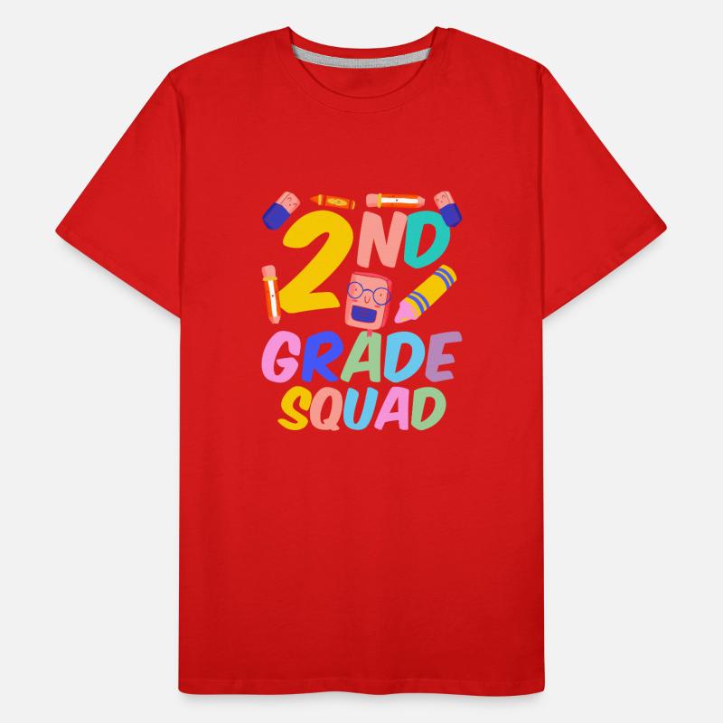 Team Second Class Teacher Second Class Men's Premium Organic T-Shirt