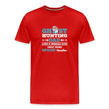 Paranormaler Ermittler Geisterjäger - Männer Premium Bio T-Shirt - Rot - Vorne - Damien (186cm)
