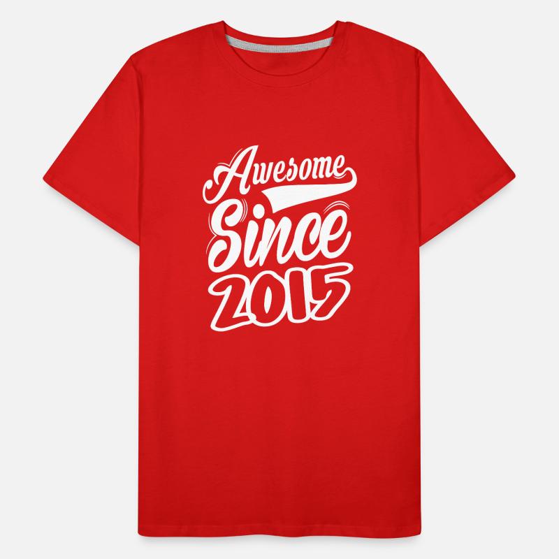Awesome Since 2015 Men's Premium Organic T-Shirt