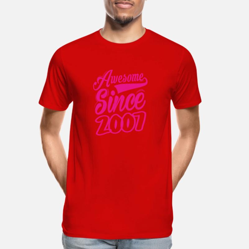 Awesome Since 2007 Men's Premium Organic T-Shirt