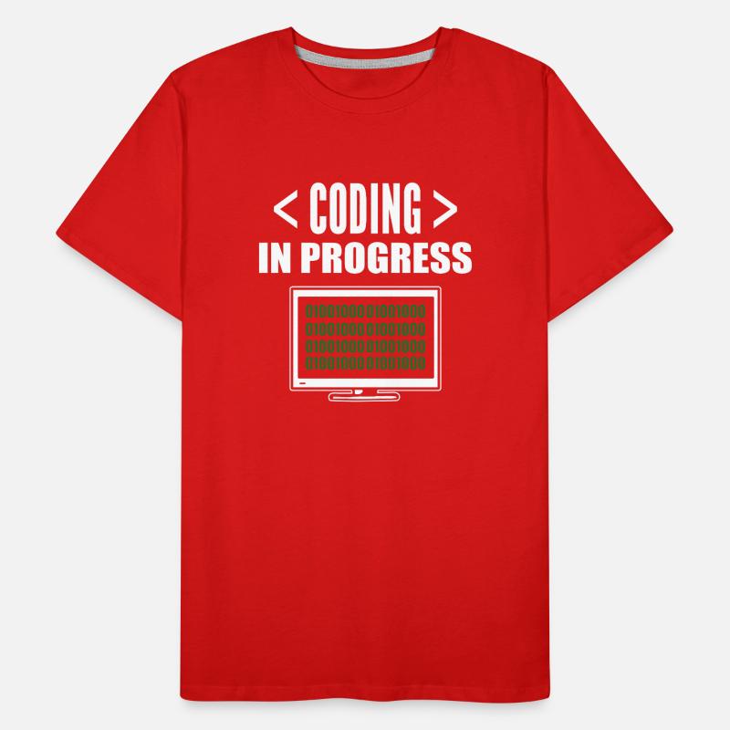 Spécialiste informatique en programmation et codage T-shirt bio Premium Homme