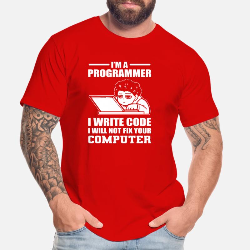 Programming Humor Software Developer Men's Premium Organic T-Shirt